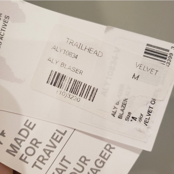 FIG *NWT* Trailhead Light Jacket- Blazer Style Open Front Longline (M) - Picture 13 of 15